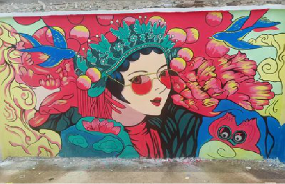 邻水墙体彩绘-网红墙