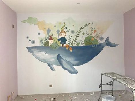 邻水手绘墙的特点及优势。