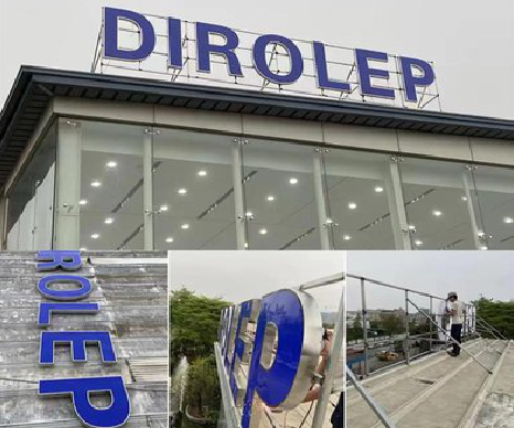 邻水楼顶发光字安装的注意事项。